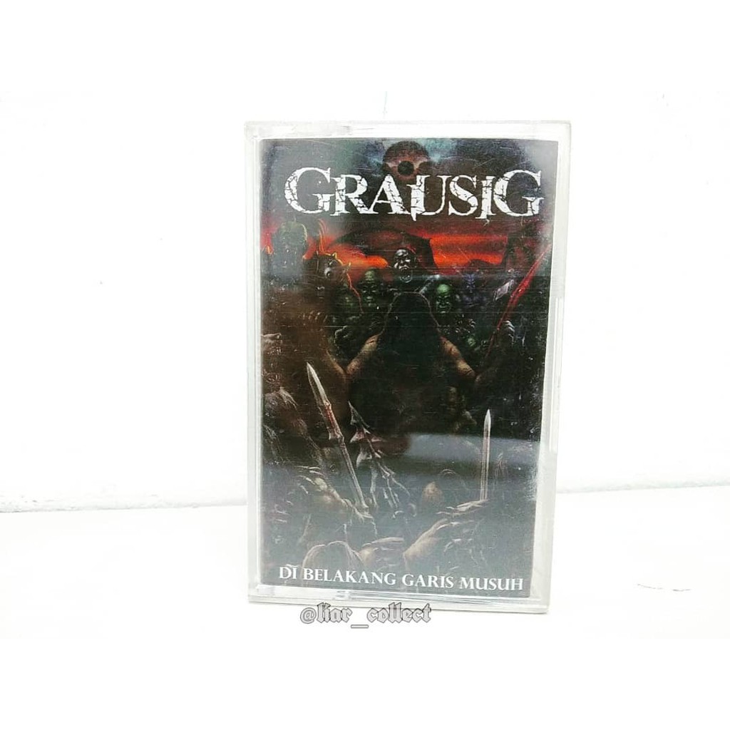 Kaset Metal GRAUSIG Alb. : Dibelakang Garis Musuh (Segel)