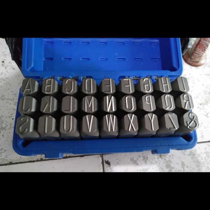 

Promo KETOK HURUF ukuran 20mm / (A-Z) LETTER STAMP PUNCH 20 mm MERK MASUS