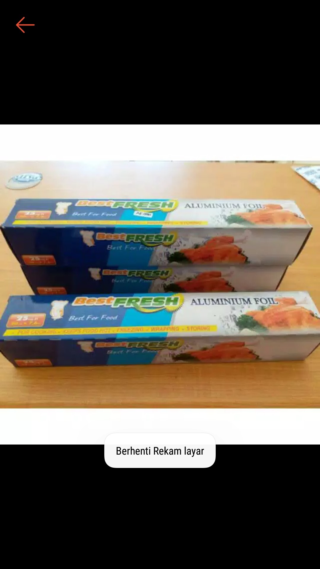 Alumunium Foil 30x7,6