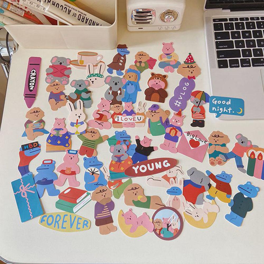 Lanfy Album Decor 50Pcs/lot Diary Stiker Scrapbooking Anak