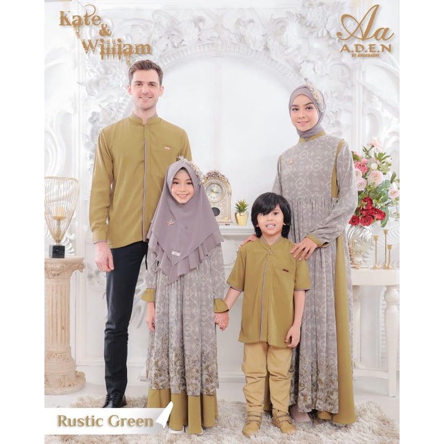 Sarimbit KATE and WILLIAM Family Series by Aden Hijab