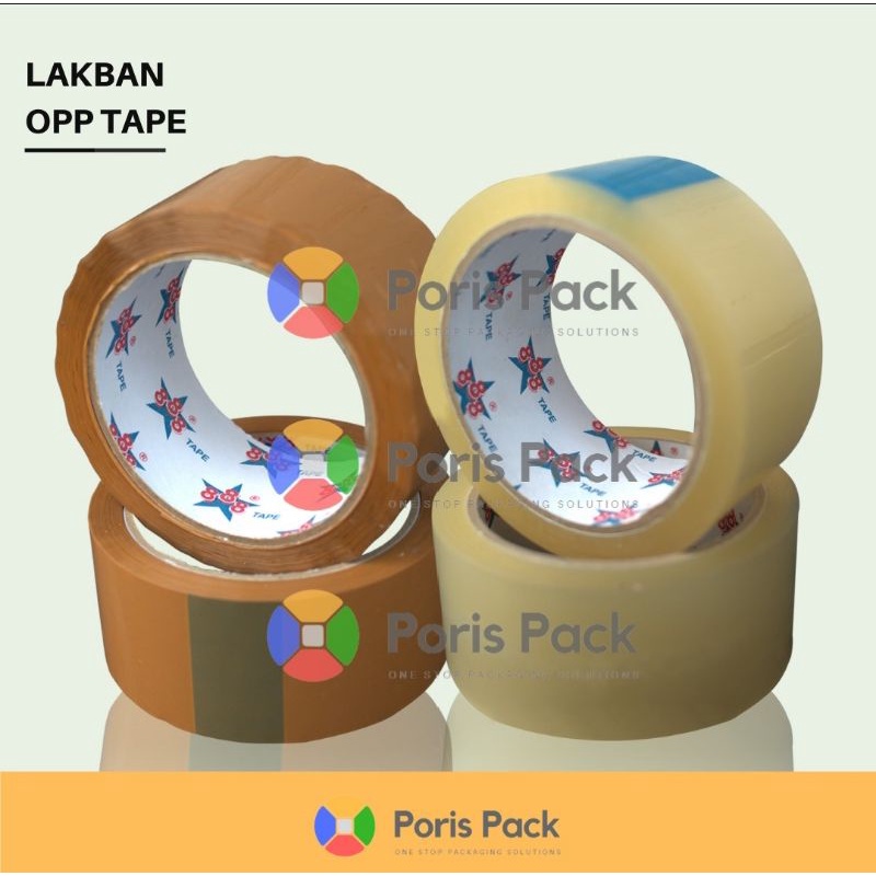 

Lakban Bening dan Coklat 2 inch(45 mm dan 48 mm) 72 yard,90 Yard dan 100 yard 45 micron