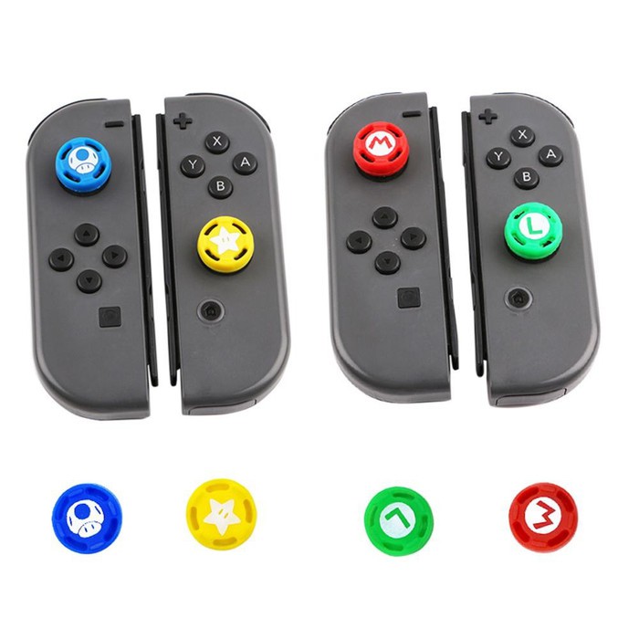 Nintendo Switch Joycon Thumb Grip - Analog Joycon - Silikon Cap Joycon - ThumbGrip - Silicone Cap