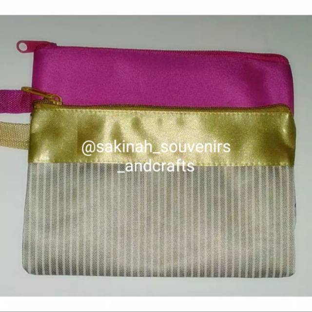 souvenir pernikahan dompet pouch salur