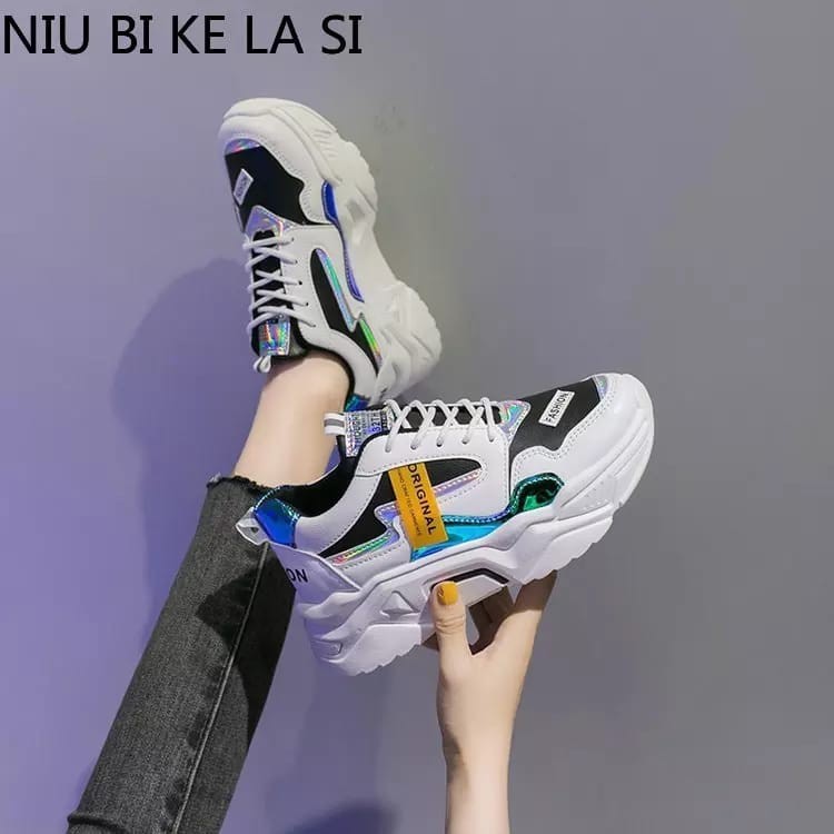 SEPATU SNEAKERS WANITA FASHION ORIGINAL NS 27