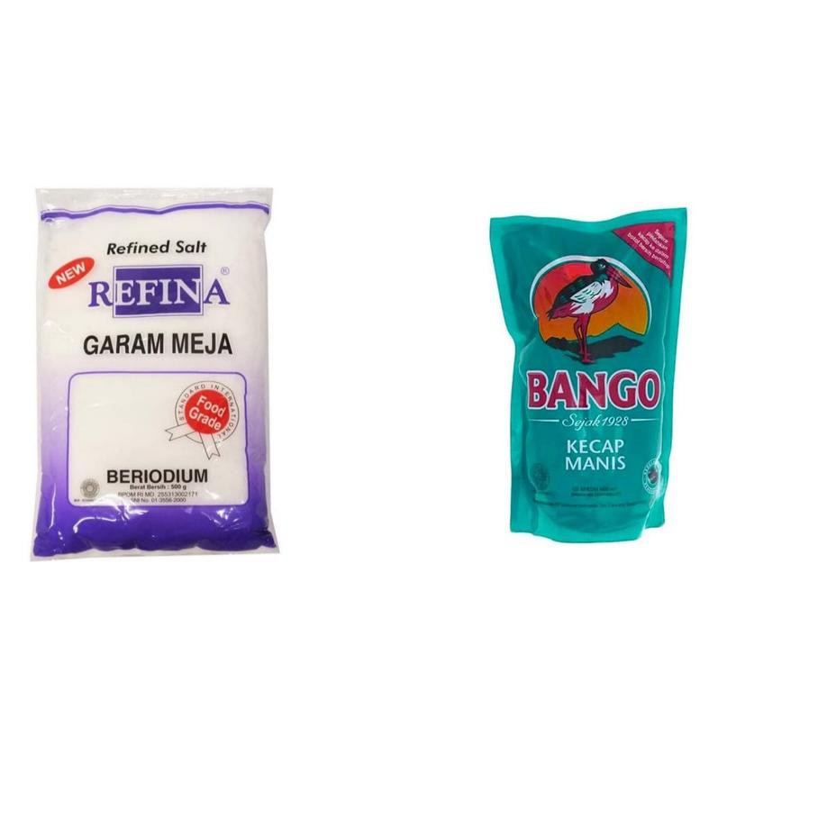 

DFE✷ Garam Refina 500 g / Kecap Bango 550 ml Barang Baru