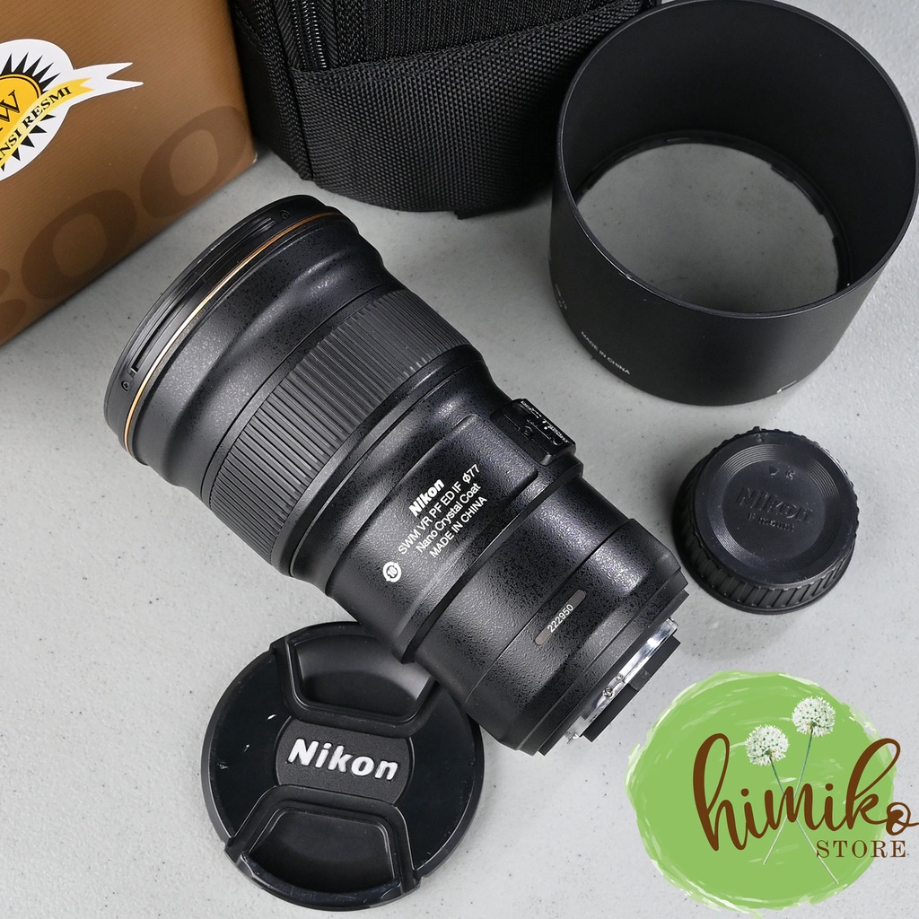 Nikon AFS 300mm F4E PF ED VR Bekas Mulus Bukan Baru