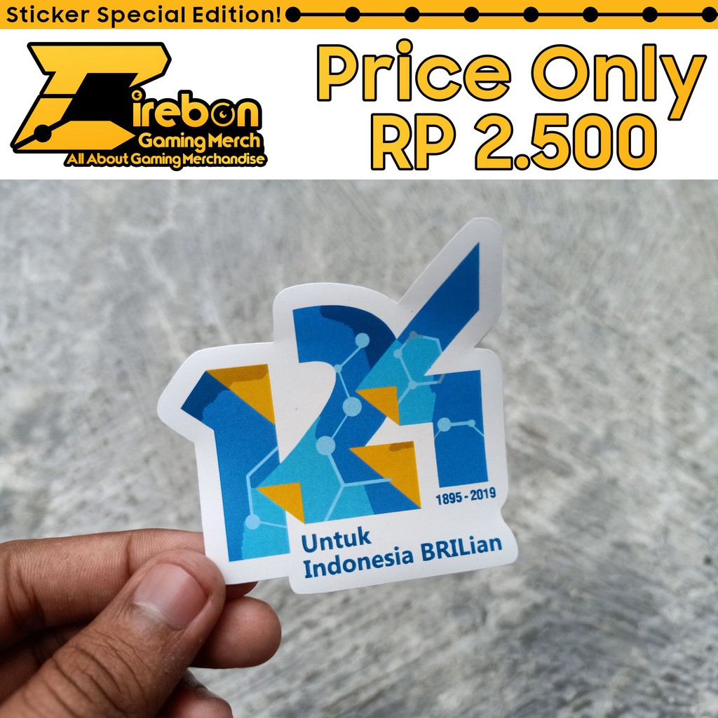 

Sticker Stiker BRi 124