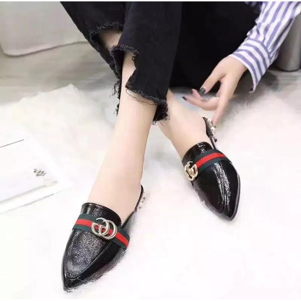 FLATSHOES WANITA GLOSSY ADT 10