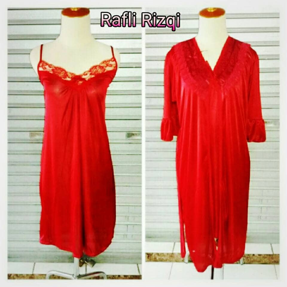 Baju Tidur NEF914 Setelan Baju Tidur Wanita Cantik Sleepwear Daster Kimono Seksi Terpopuler