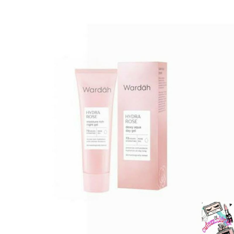 ☃Cutezz_Ching1☃Wardah Hydra Rose Dewy Aqua Day Gel 17ml