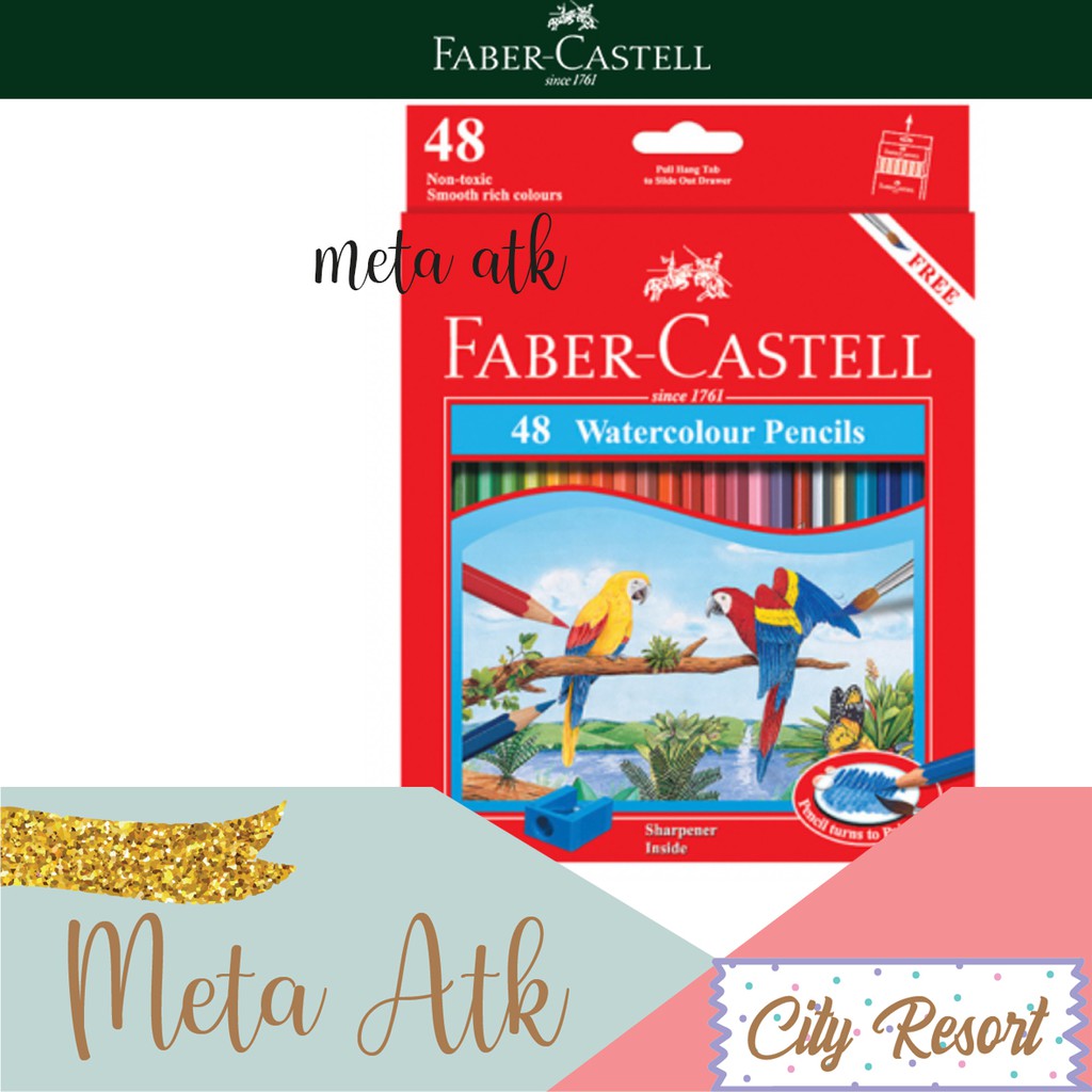 

Pensil Warna Watercolor 48 Warna Faber Castell