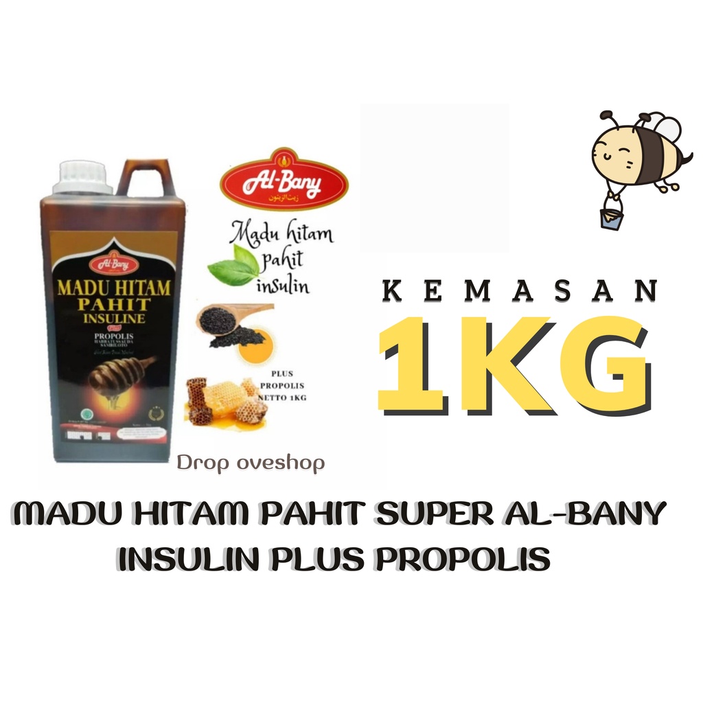 

Madu Hitam Pahit Insuline Al Bany 1kg| Madu Hitam| Madu Hitam Pahit Plus Propolis| Madu Herbal| Madu 1kg|Madu Maag | Madu Habbatussauda| Madu Habatusauda| Madu Habbatussauda Asli