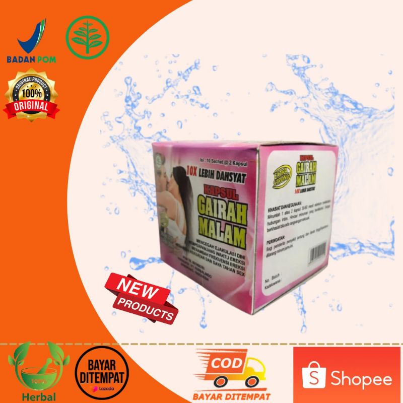 Terlaris..!! Kapsul Gairah Malam Original / Stamina pria dewasa