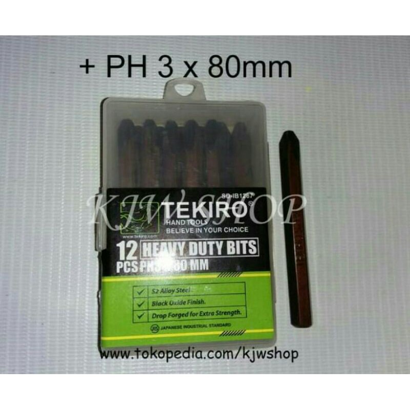 Termurah Mata Obeng Ketok Plus Tekiro Ph 3 X 80mm Mata Obeng Ketok + Ph3 X 80mm Tekiro y93aVzbt0x1N7d