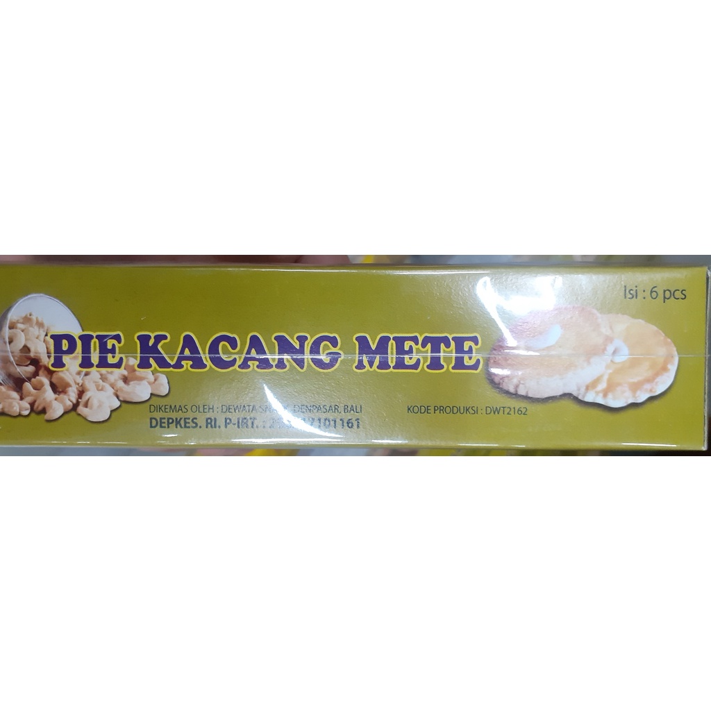 PIE KACANG METE OLEH-OLEH KHAS BALI ISI 6PCS