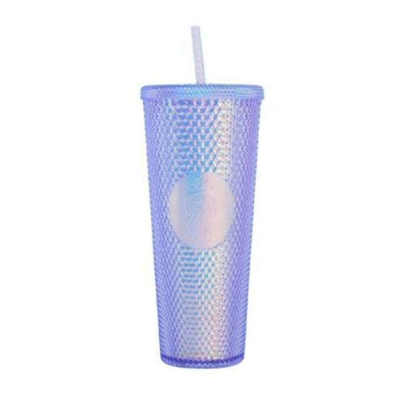 Tumbler Starbucks® Studded Bling Translucent Blue Aurora Cold Cup (Gosend Only)