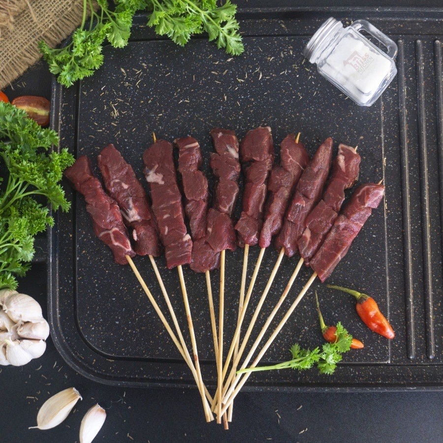 

Sate Daging Sapi / Sate Has Dalam / Sate Tenderloin Mentah 10tsk/200gr