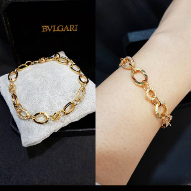 Gelang Premium gold Anti karat anti alergi R-201