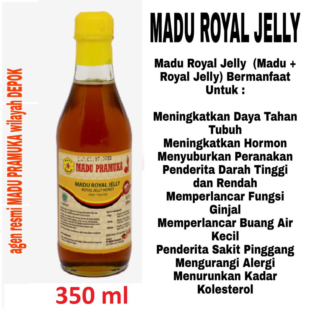 

Madu Pramuka MADU ROYAL JELLY 350 ML