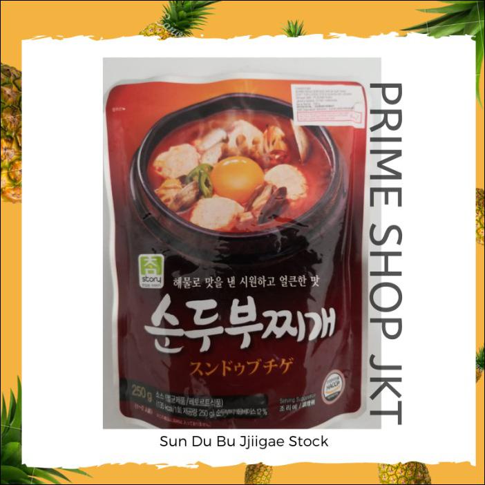 

CHAMSTORY SUN DU BU JJIGAE BUMBU RASA SEAFOOD SOFT TOFU STEW STOCK 250