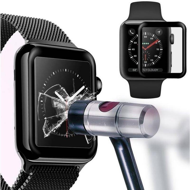 Pelindung Layar tempered glass nano Anti Air Untuk Apple Watch Seri 7 45mm 41mm 42mm 38mm 5 4 3 2 1 se 44mm 40mm