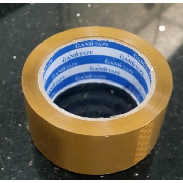 

Lakban Coklat OPP Packaging Tape Trans GAND 48mm Tebal Original