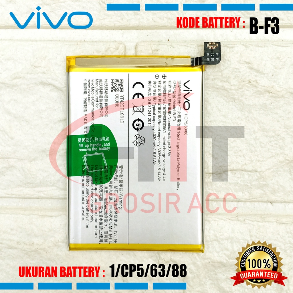 Baterai B-F3 / Vivo Y91 Y93 Y95 Battery BF3