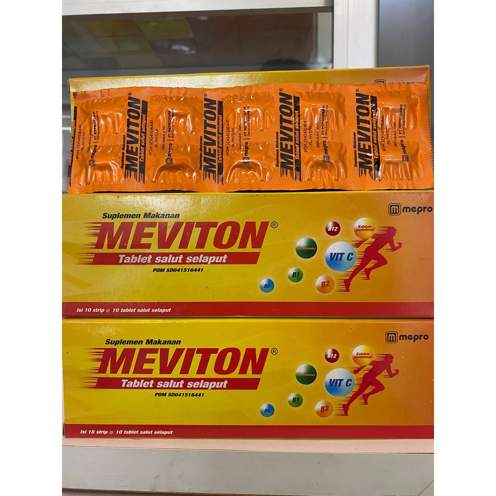 Meviton Tablet Perstrip isi 10 tablet