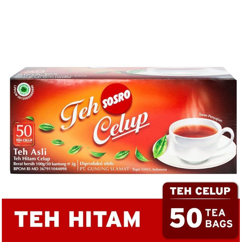 

teh sosro celupisi 50