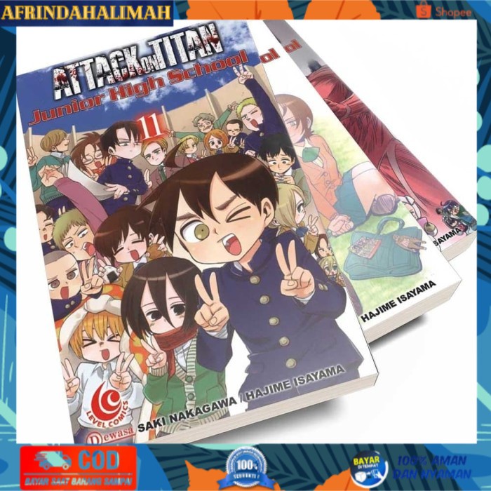 

[TERBARU] KOMIK Set : ATTACK ON TITAN - JUNIOR HIGH SCHOOL 1 SD 11
