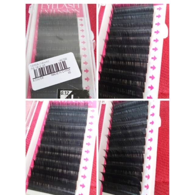 Ready Bulu Mata EYELASH EXTENSION  tanam Bulu mata Palsu Eyelash Extension