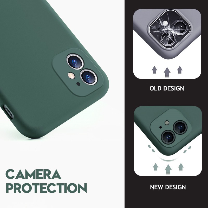 Case Pelindung Lensa Kamera Bahan Silikon Untuk iPhone 11 Pro Max