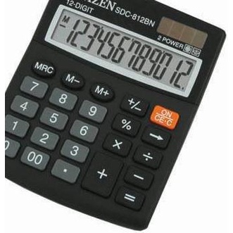 

☊ Citizen SDC-812BN - Kalkulator Meja ⅍