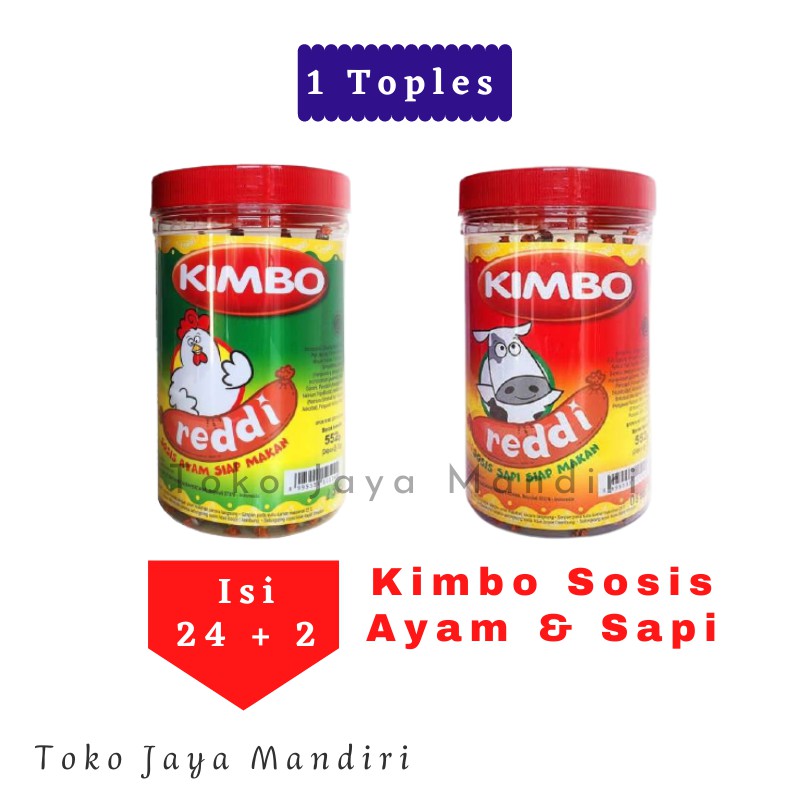 

KIMBO Reddi Sosis Ayam Toples