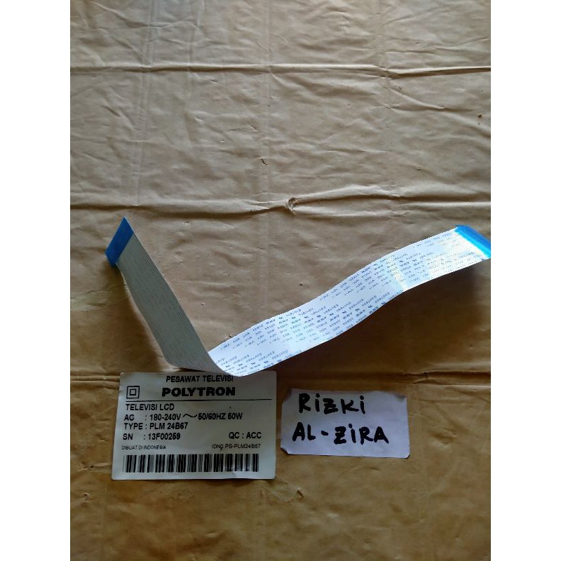 Kabel LVDS Tv original Polytron PLM24B67 24B67
