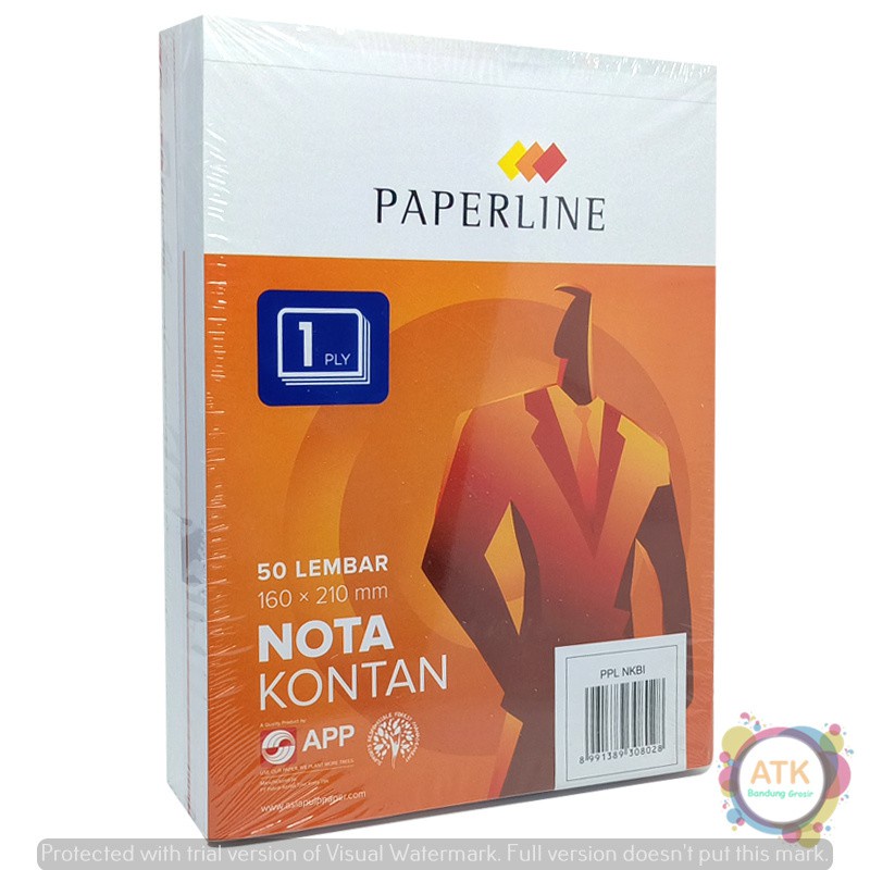 

Buku Nota Kontan Besar Paperline Ukuran B1 1Ply 1 Rangkap 50