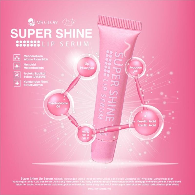 Ms Glow Supershine Lip Serum | Lip Serum Ms glow