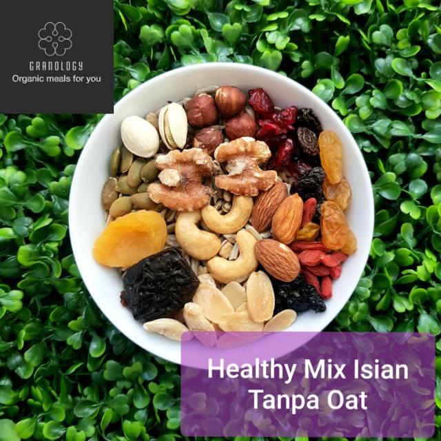 Healthy Mix Isian Granola (Tanpa Oat) Full Custom by Granology