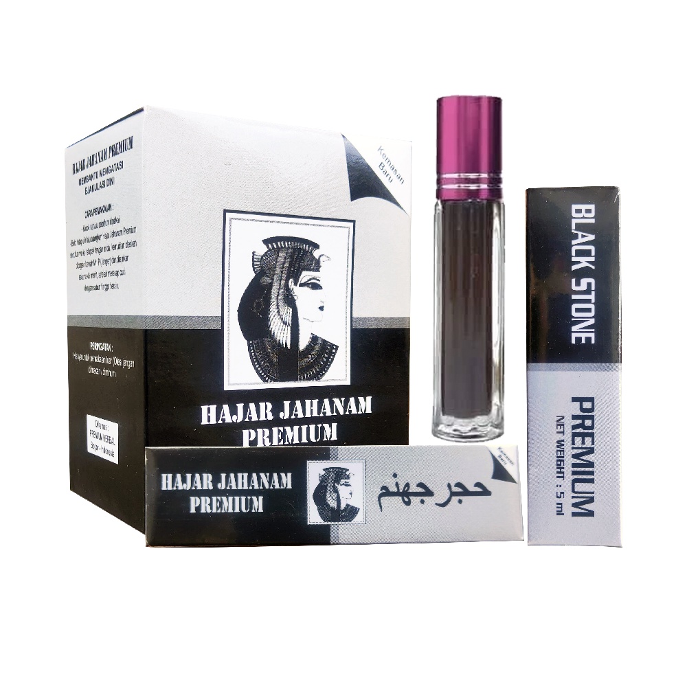 

[ 1 Box ] Hajar Jahanam Black Stone PREMIUM 100% Original isi 6 Botol 5ml