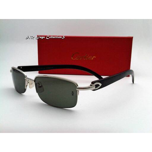 Kacamata Sunglasses Cartier Semi Rimles
