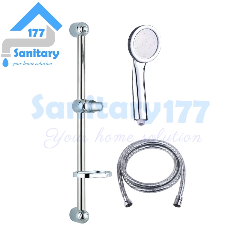 Tiang super shower set minimalis T9959-Hand shower mandi set saving water semprotan turbo halus sower tiang stainless minimalis