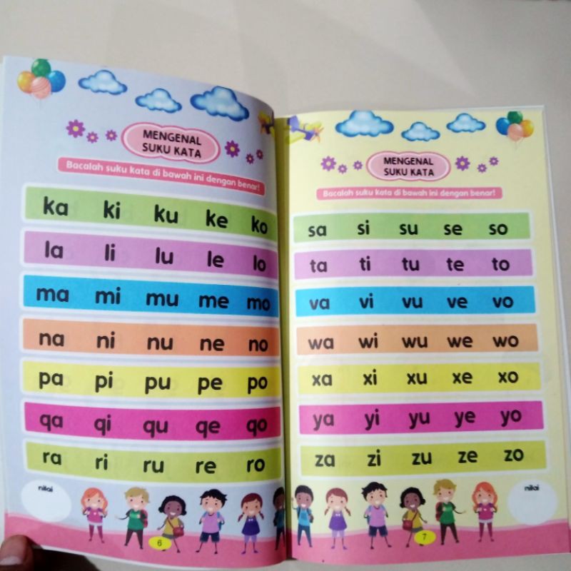 buku aku bisa lancar membaca chyntia monica 32 halaman (15×24cm)