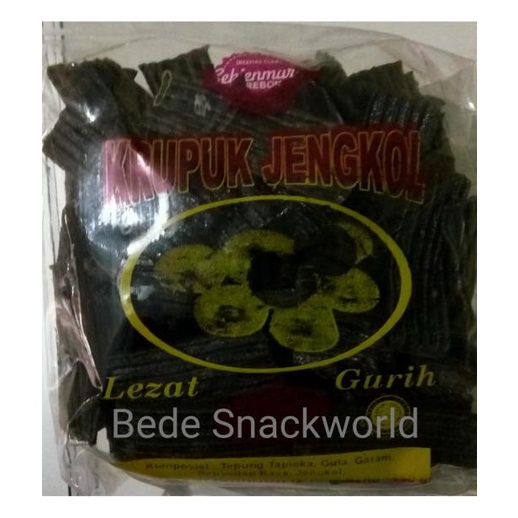 

Krupuk Jengkol mentah warna Hitam