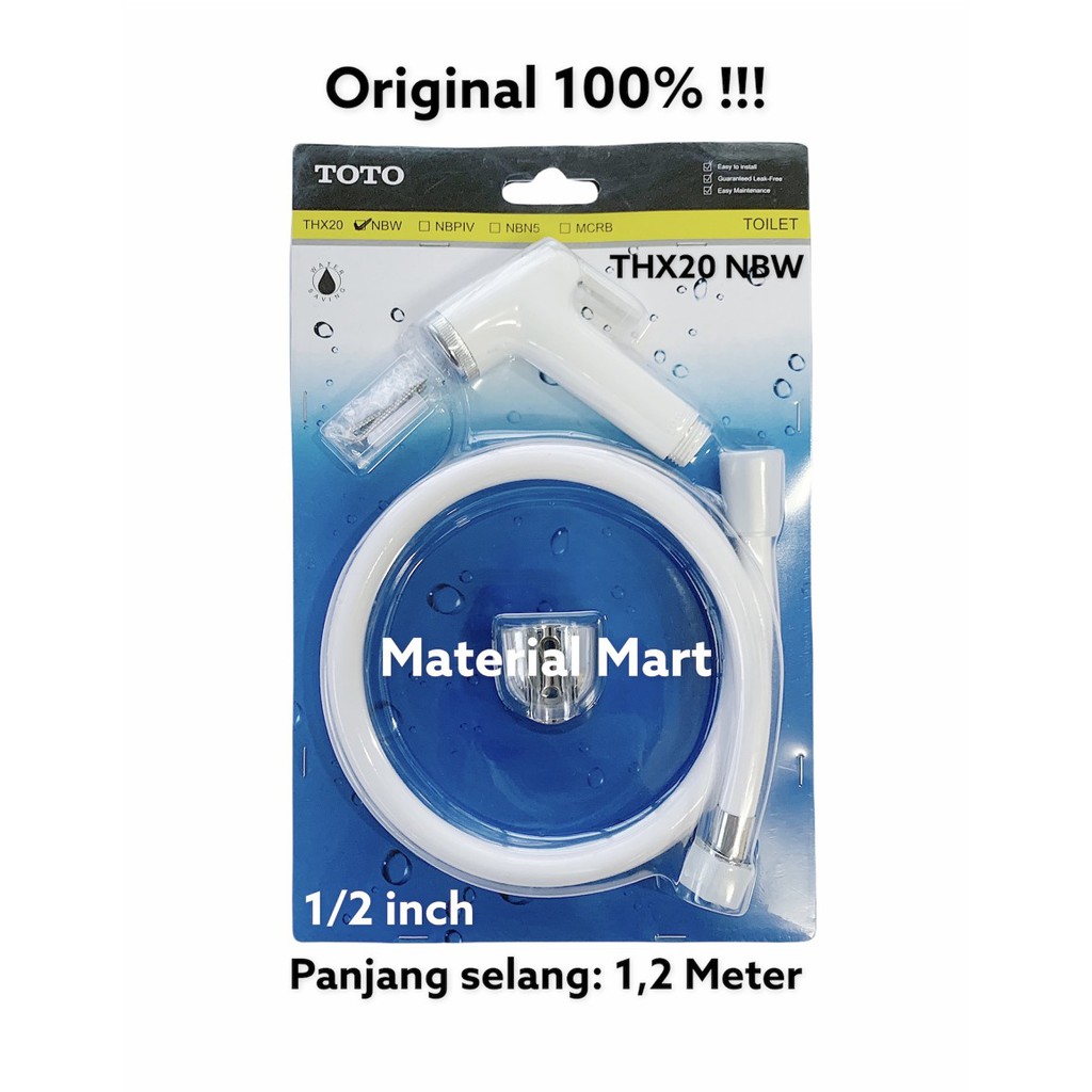 Jet Shower Toilet TOTO Original | Shower Closet | Shower Cebok Bidet | Material Mart