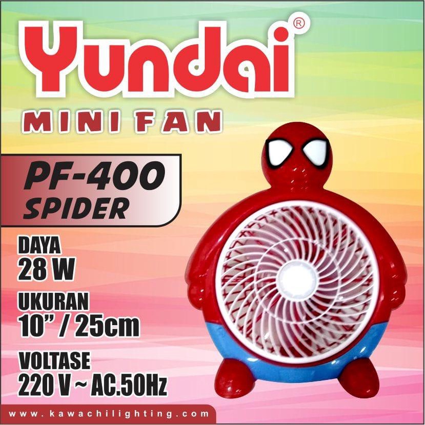 medan elektronik kipas angin meja karakter anak spider