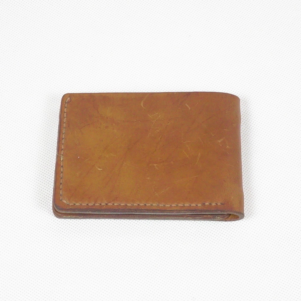 Dompet Pria Handmade Slim Kulit Sapi Crazy Horse Simple