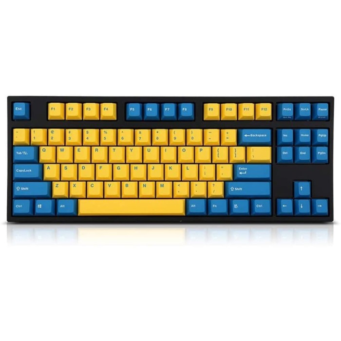 Leopold FC750R Yellow Blue Mechanical Gaming Keyboard