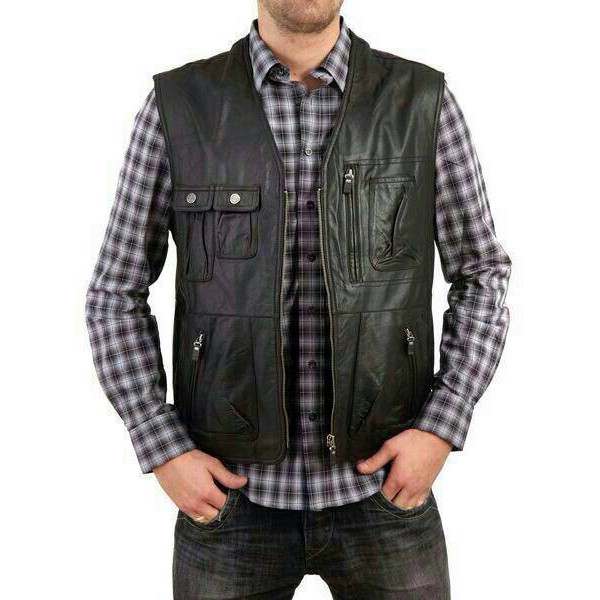 rompi kulit asli ,rompi pria ,rompi kulit asli garut