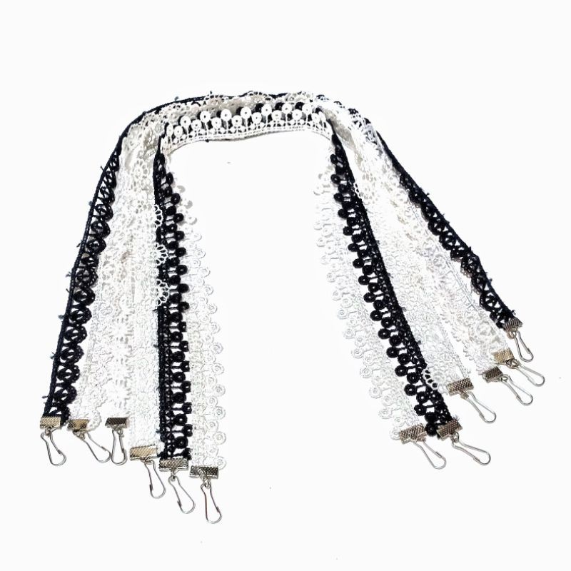 Kalung Gantungan Masker Strap Hanging Mask Lace Series Brukat Renda Brocade